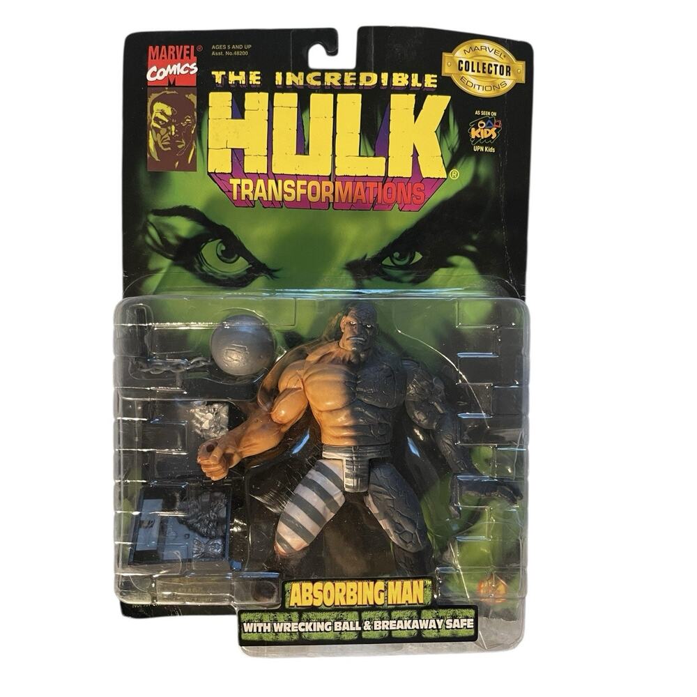 Toy Biz Marvel The Incredible Hulk Transformations Absorbing Man SEALED 1997